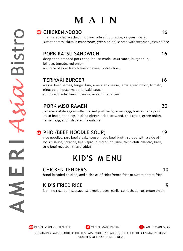 AmeriAsia Bistro Menu image 3