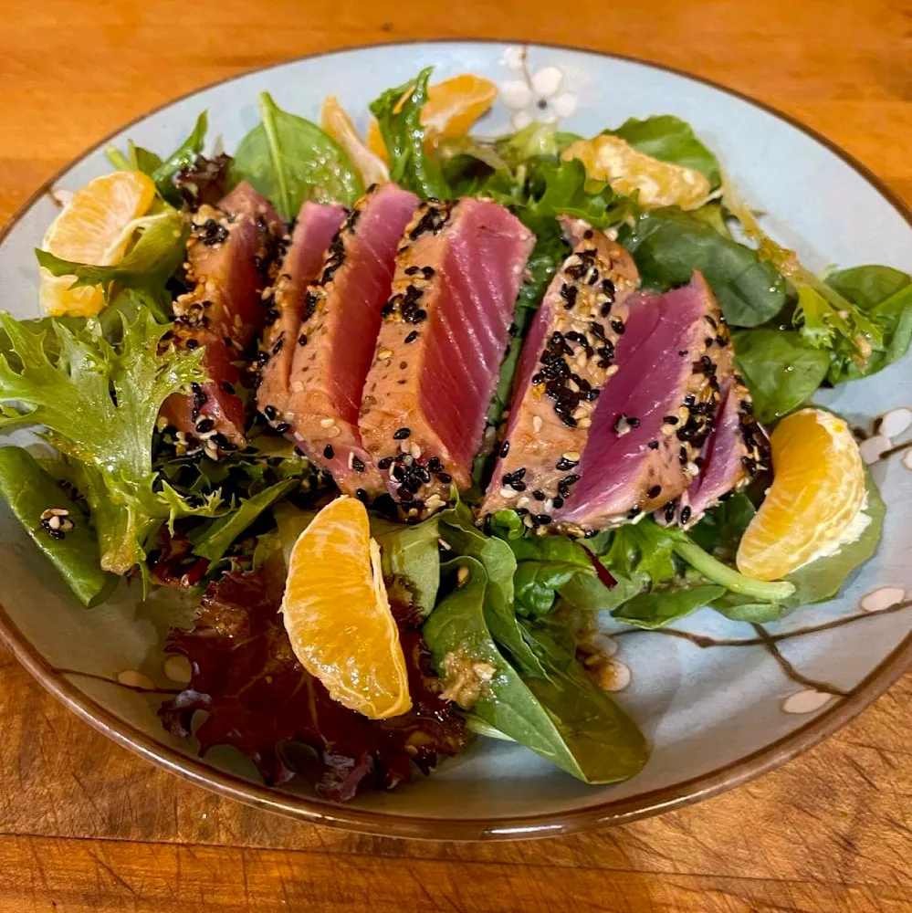 Tuna Steak & Salad